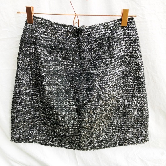 ANTHROPOLOGIE | NWT HUTCH SAINT MICHEL METALLIC TINSEL SKIRT SMALL - Picture 11 of 11